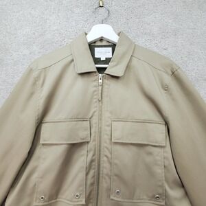 Five Four Jacket Mens S Khaki Utility Chore Field Safari Gorpcore LightWeight